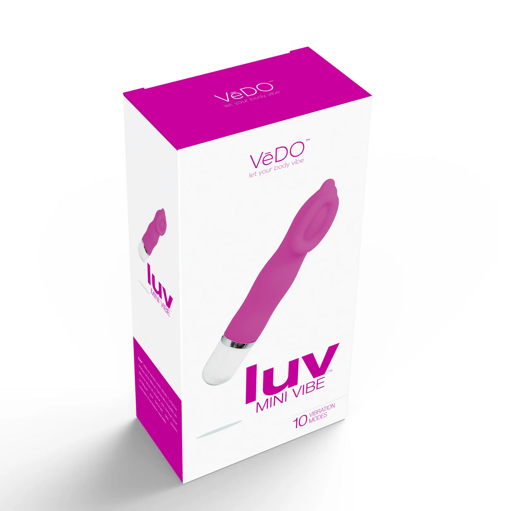 Luv Mini Vibe - Hot in Bed Pink – body-safe materials | Fu'Cha Exotics