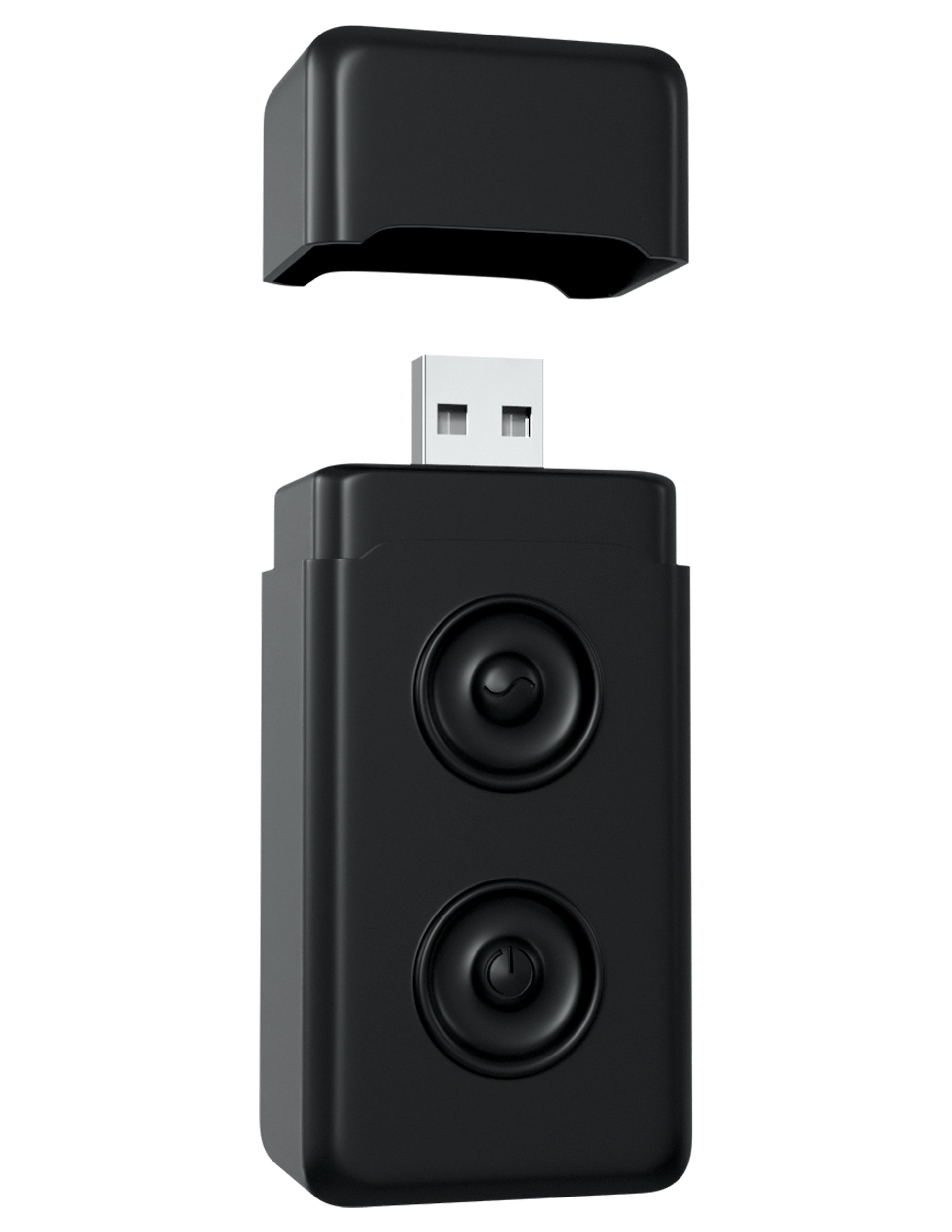 Waterproof Remote Control Bullet - Black