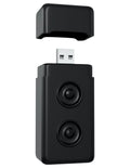 Waterproof remote control bullet, black, with USB plug