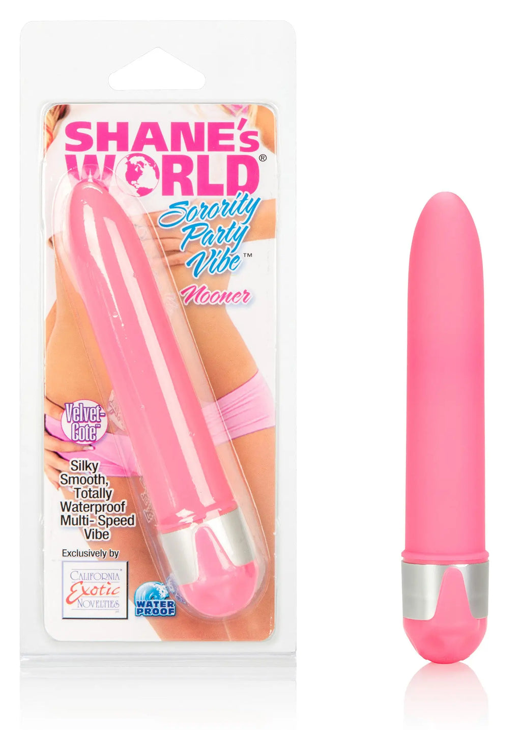 Shanes Worlds Sorority Party Vibe Nooner - Pink – body-safe materials | Fu'Cha Exotics