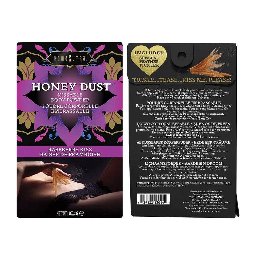 Honey Dust Raspberry Kiss 1 Oz – body-safe materials | Fu'Cha Exotics