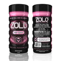ZOLO deep throat pleasure cup bottle, dark pink and black, patent pending