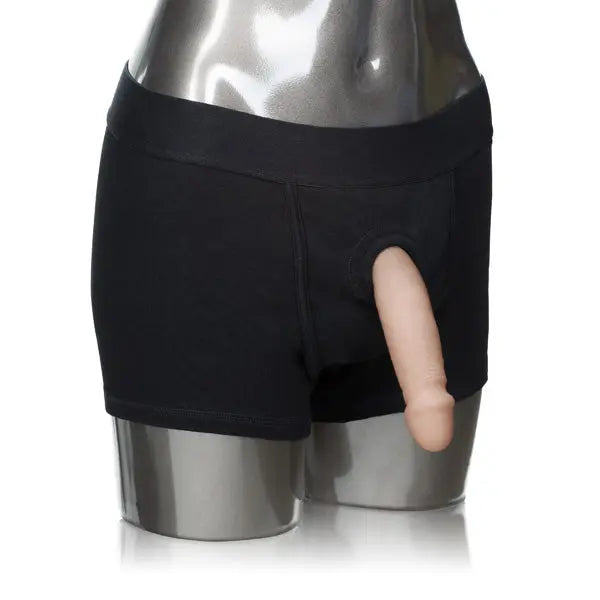 Packer Gear Boxer Brief Harness - Extra Small/small - Black – body-safe materials | Fu'Cha Exotics