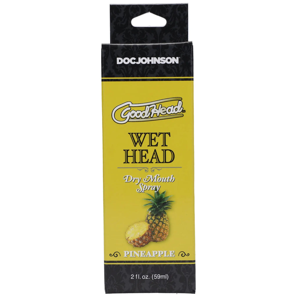 Goodhead - Wet Head - Dry Mouth Spray - Pineapple - 2 Fl. Oz. – body-safe materials | Fu'Cha Exotics
