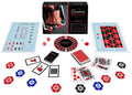 Casino Boudoir casino game set with roulette wheel, playing cards, and poker chips