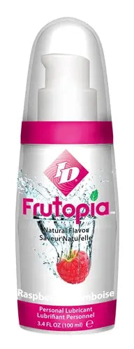 ID Frutopia Natural Flavor - Raspberry 3.4 Oz – body-safe silicone | Fu'Cha Exotics
