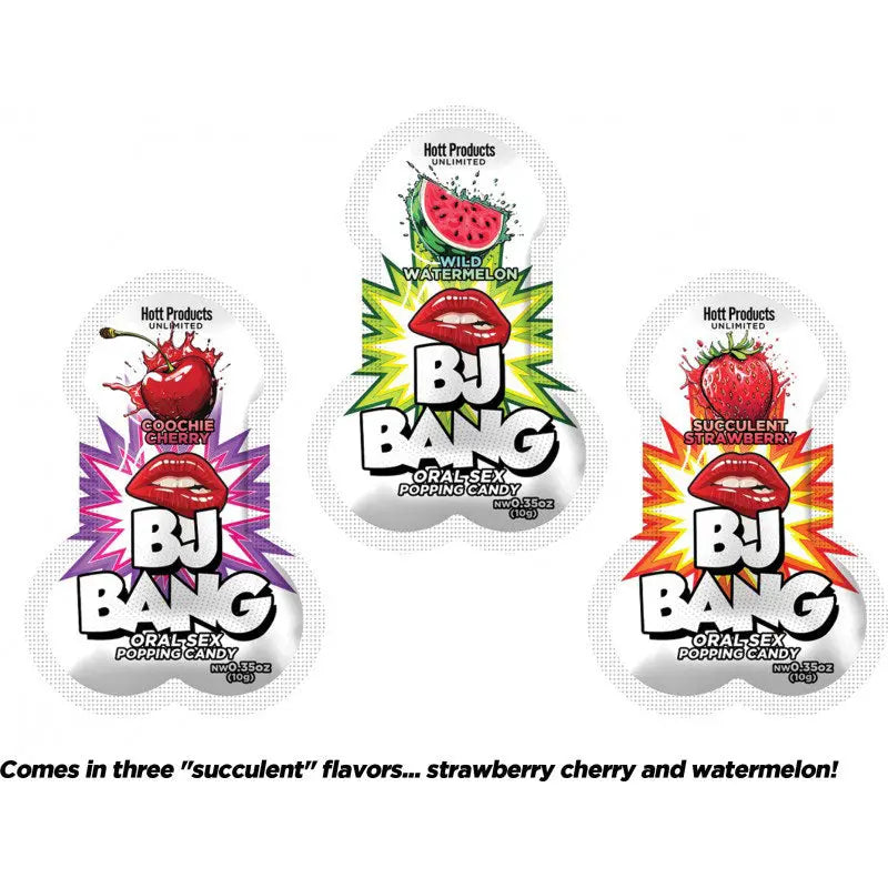 Bj Bang - Oral Sex Popping Candy Display – body-safe materials | Fu'Cha Exotics