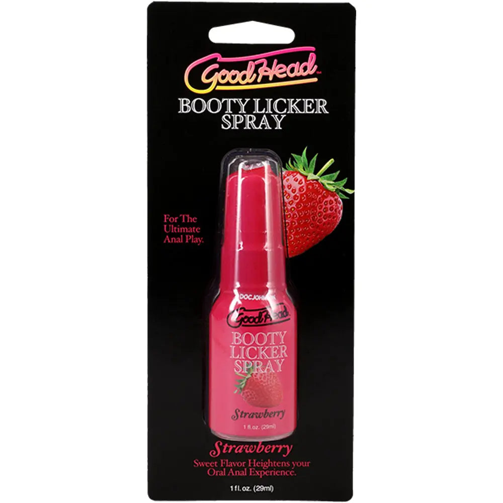 Goodhead Booty Licker Spray Strawberry 1 Fl – body-safe materials | Fu'Cha Exotics