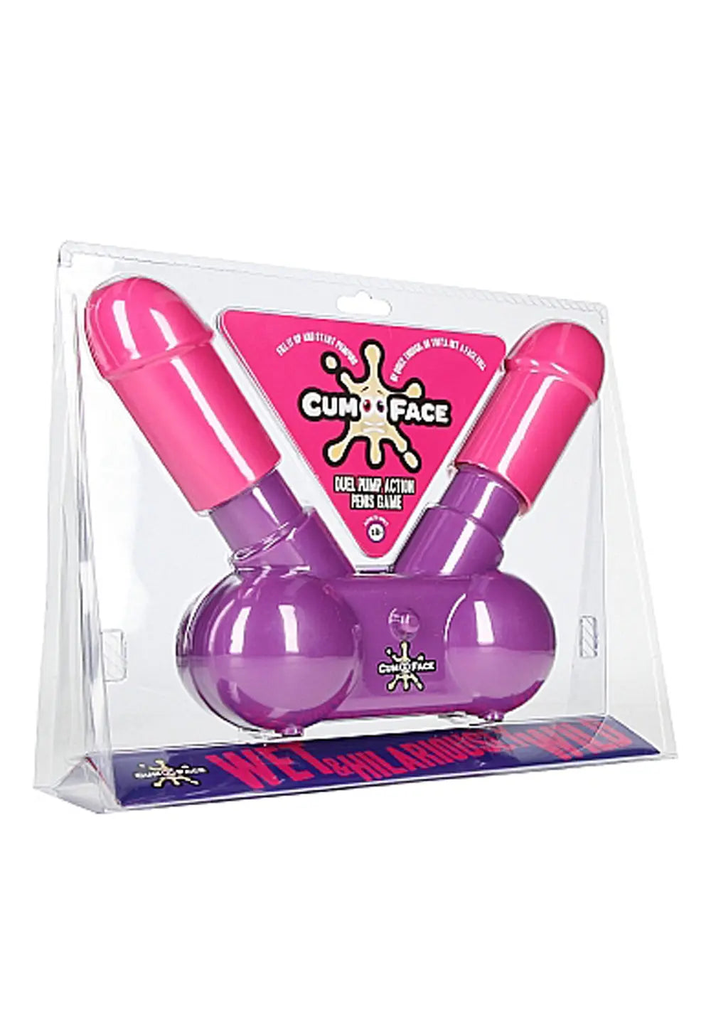 Cum Face - Duel Pump Action Penis Game – body-safe materials | Fu'Cha Exotics