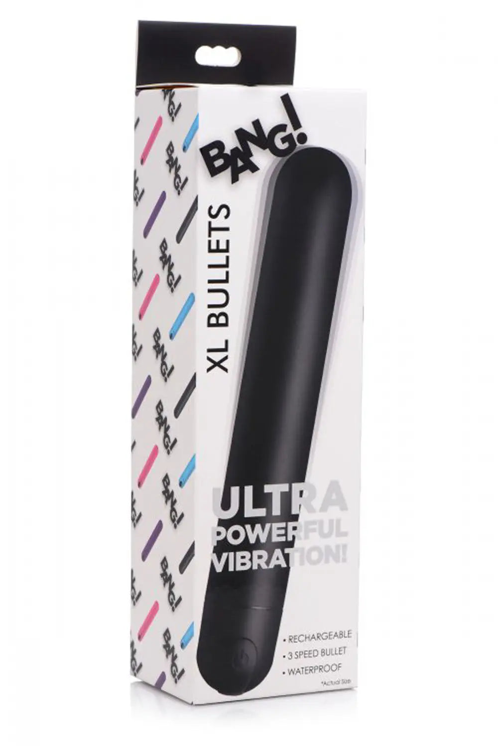 Bang XL Bullet Vibrator - Black – ABS plastic USB-rechargeable | Fu'Cha Exotics