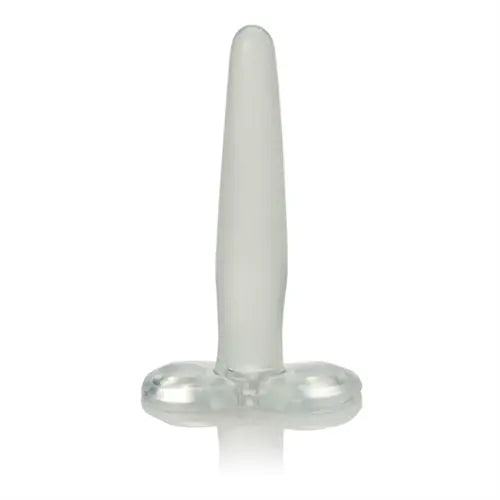 Clear silicone tee probe with round base, 4.5 inch