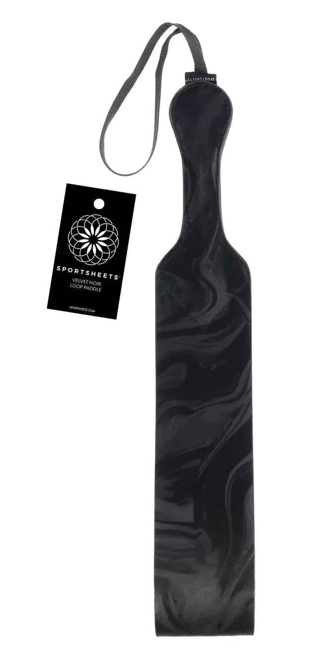 Velvet Noir Loop Paddle – body-safe materials | Fu'Cha Exotics