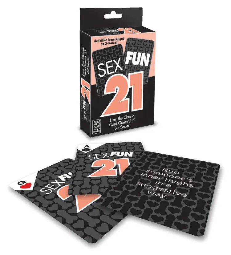 Sex Fun 21 - Adult Card Game – body-safe materials | Fu'Cha Exotics