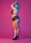 Sexy Time Triangle Bra and Cheeky Short Set - Black - S/m