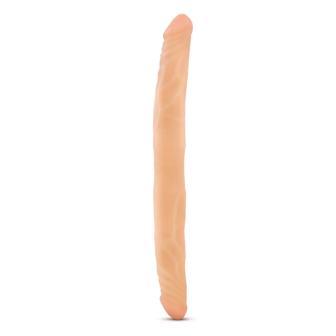 B Yours 14 Inch Double Dildo - Beige – body-safe materials | Fu'Cha Exotics
