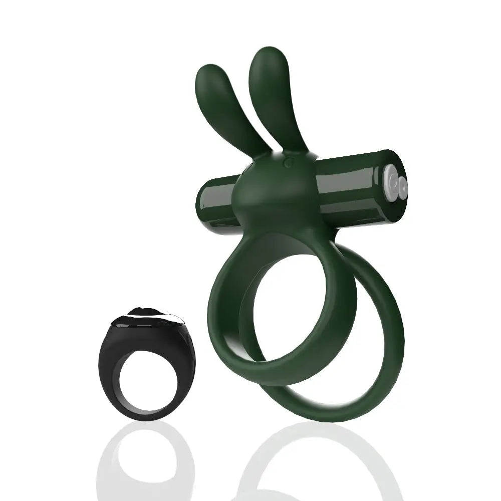 Screaming O Remote Controlled Ohare XL Vibrating Ring - Green – body-safe materials | Fu'Cha Exotics
