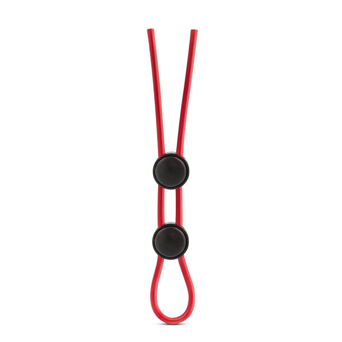 Stay Hard - Silicone Double Loop Cock Ring - Red – body-safe silicone | Fu'Cha Exotics