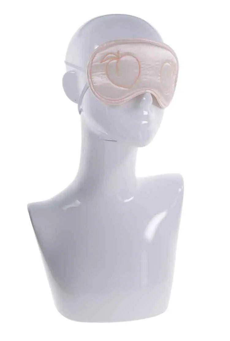 Peaches N Creame Blindfold - Pink – soft-satin | Fu'Cha Exotics