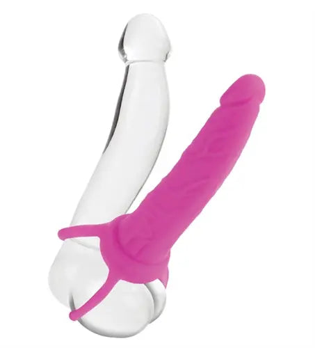 Silicone Love Rider Dual Penetrator - Pink – body-safe silicone | Fu'Cha Exotics