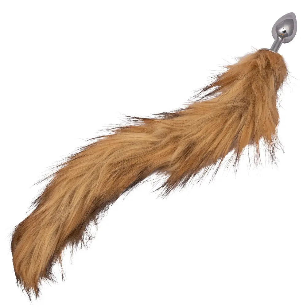Running Wild Tail - Brown – body-safe materials | Fu'Cha Exotics