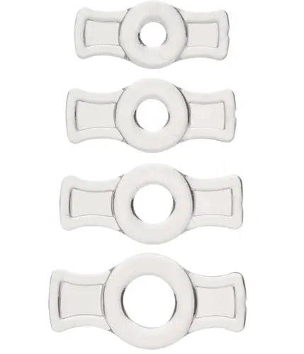Titanmen Tools Cock Ring Set - Clear – body-safe materials | Fu'Cha Exotics