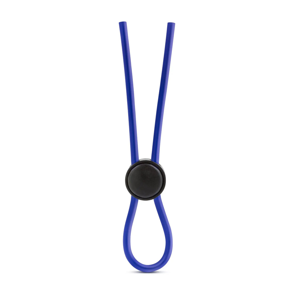 Stay Hard - Silicone Loop Cock Ring - Blue – body-safe silicone | Fu'Cha Exotics