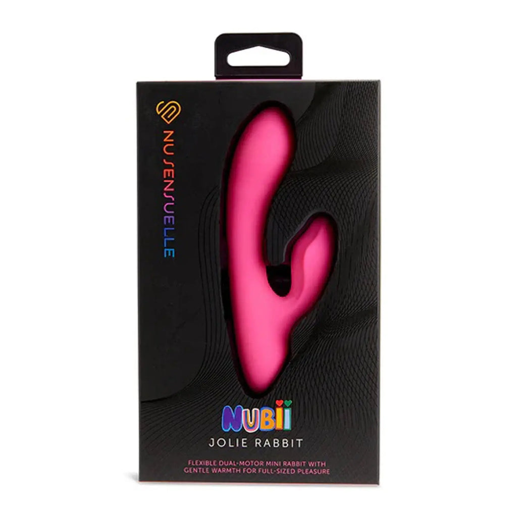 Nu Sensuelle Nubii Jolie Mini Rabbit - Pink – body-safe materials USB-rechargeable | Fu'Cha Exotics