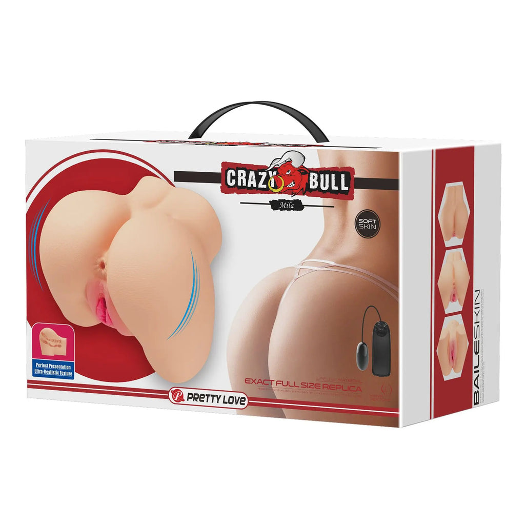 Mila Realistic Vagina and Ass Vibrator - Light – body-safe materials fully waterproof | Fu'Cha Exotics