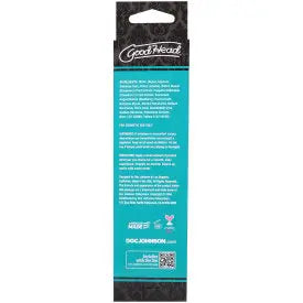 Good Head Oral Delight Gel 4 oz pouch, Mystical Mint, teal packaging with hang tab.