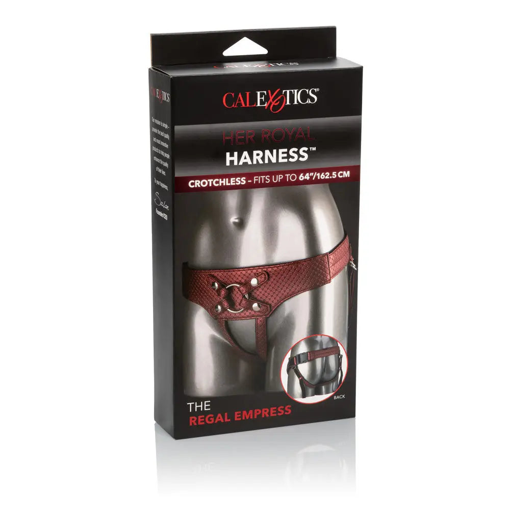 Her Royal Harness the Regal Empress - Red – body-safe materials | Fu'Cha Exotics