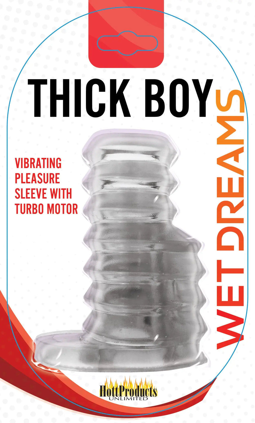 Thick Boy Turbo Sleeve - Clear – body-safe silicone | Fu'Cha Exotics