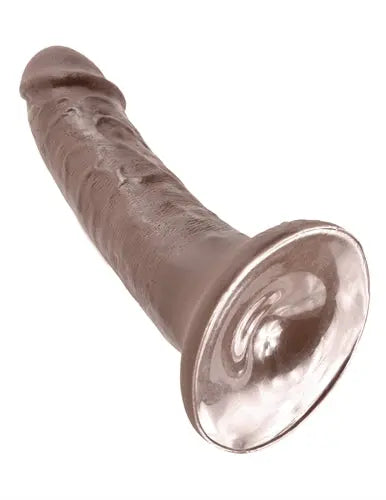 King Cock 6-Inch Cock - Brown – body-safe materials | Fu'Cha Exotics