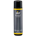 pjur BASIC silicone personal glide bottle, 100ml, black cap with yellow label band