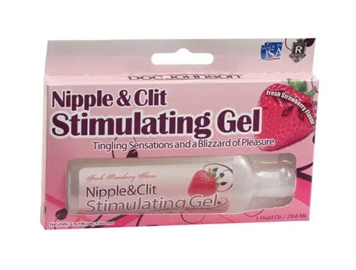 Nipple and Clit Stimulating Gel 1 Oz - Strawberry – body-safe materials | Fu'Cha Exotics