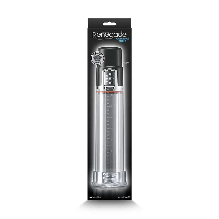 Renegade Power House Pump - Black – body-safe materials | Fu'Cha Exotics