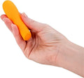 Soft Rain power bullet, orange, smooth handheld with rounded tip