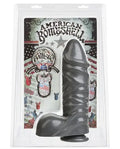 American Bombshell Ballstic butt plug, metallic gray