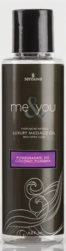 Me and You Massage Oil - Pomegranate Fig Coconut Plumeria - 4.2 Oz. – body-safe materials | Fu'Cha Exotics