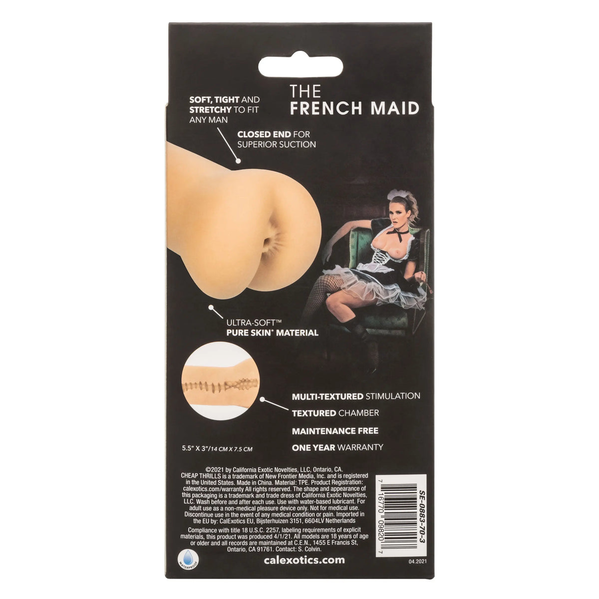 Cheap Thrills the French Maid – body-safe materials | Fu'Cha Exotics