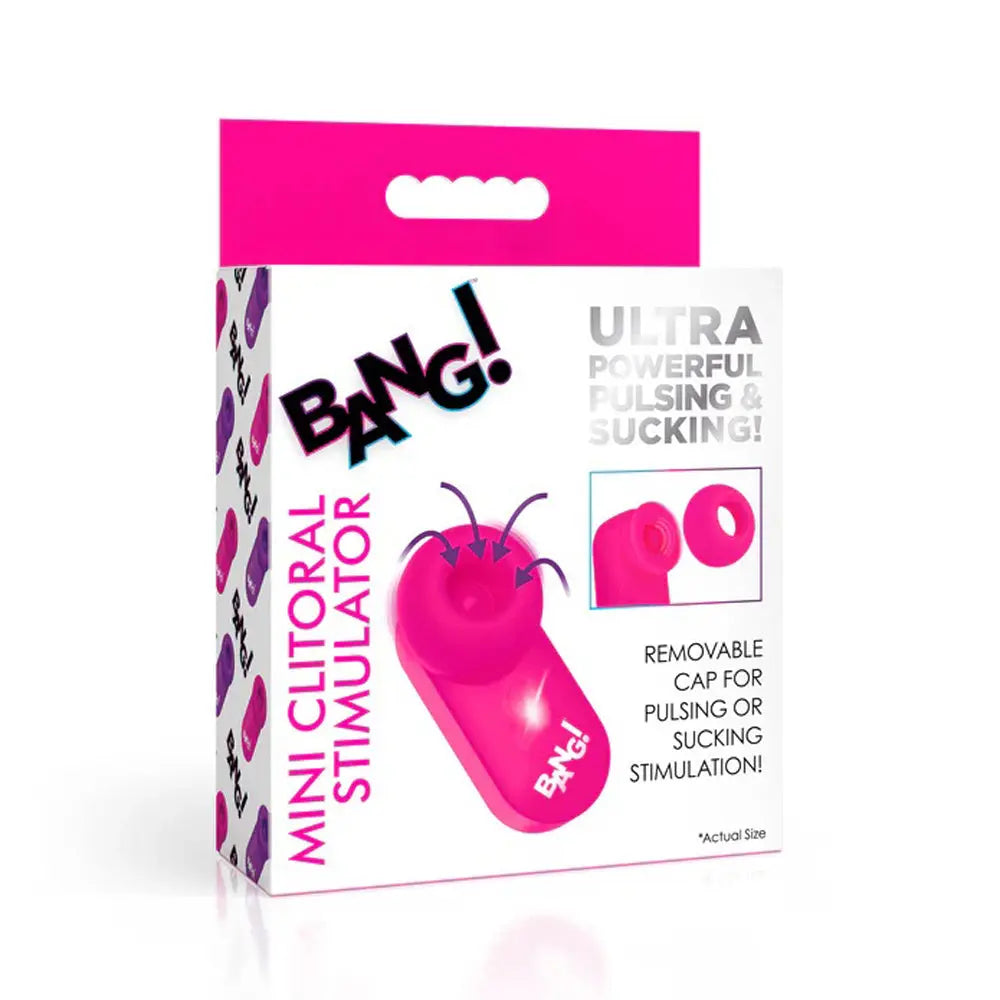 Mini Clitoral Stimulator - Pink – body-safe silicone USB-rechargeable | Fu'Cha Exotics