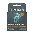 Trojan Bareskin lubricated latex condoms, 3-pack box
