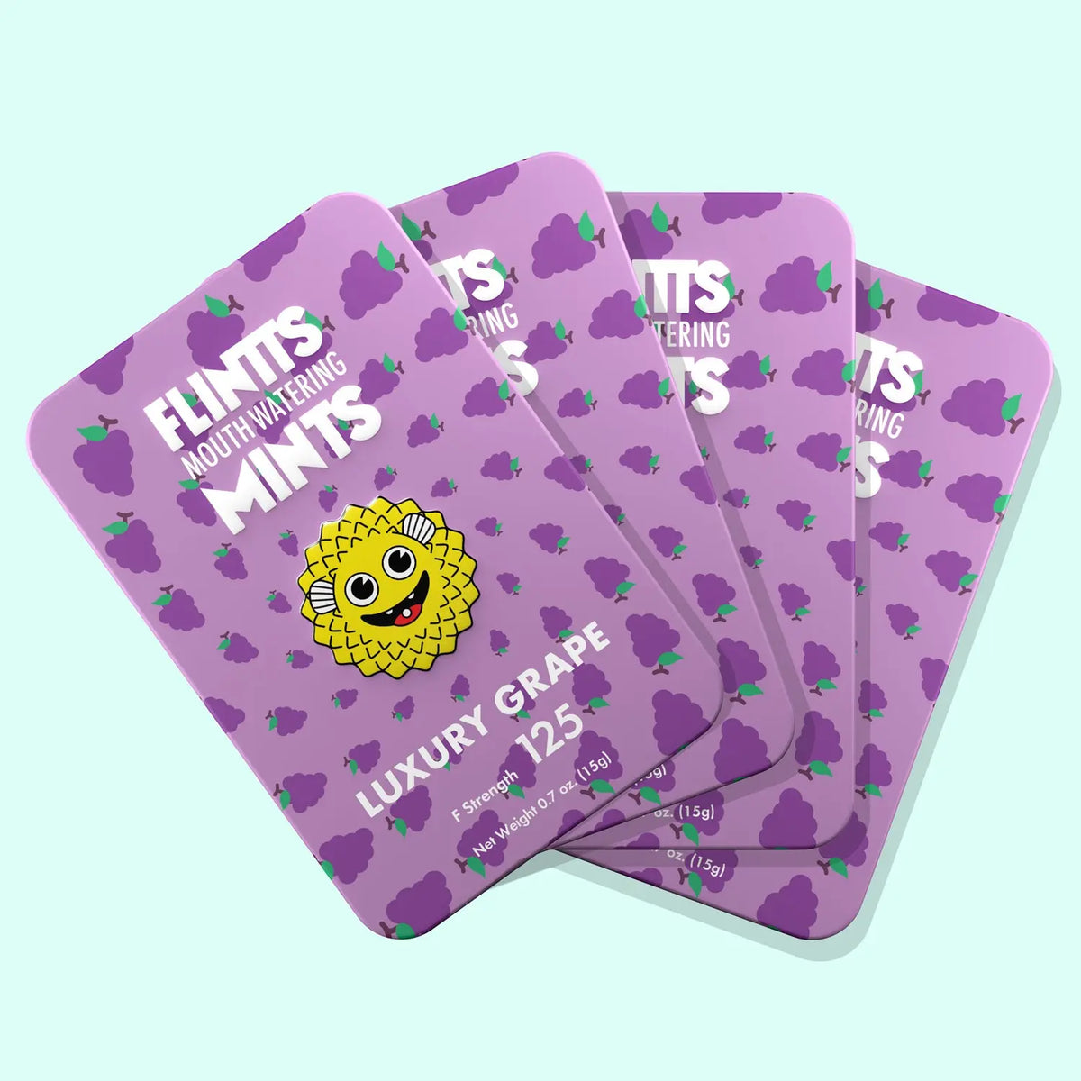 Flintts Mouth Watering Mints Luxury Grape - F-Strength 125 – body-safe materials | Fu'Cha Exotics