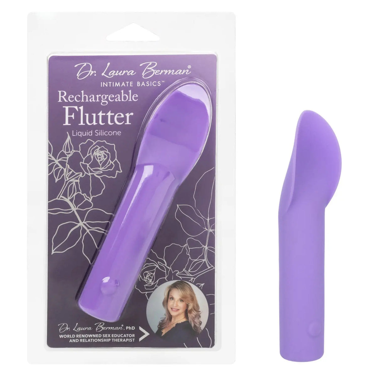 Dr. Laura Berman Rechargeable Flutter- Purple – body-safe materials | Fu'Cha Exotics