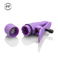 Purple nipple cover accessory with suction cup and adjustable clamp
