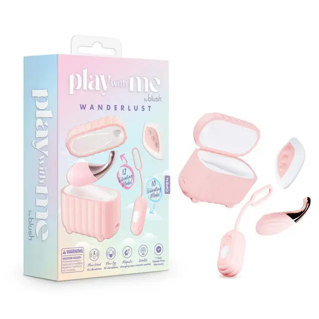 Play With Me - Wanderlust - Pink – body-safe silicone 12 vibration modes | Fu'Cha Exotics