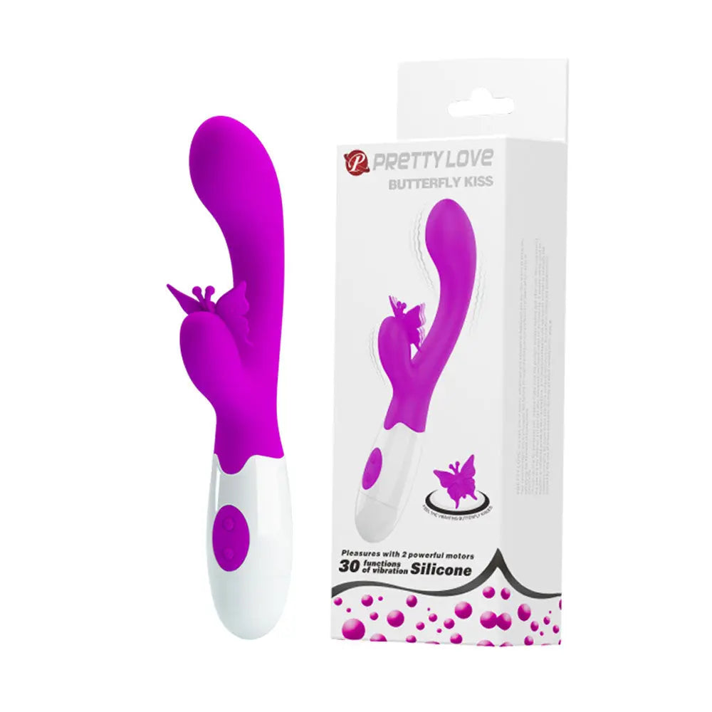 Pretty Love Butterfly Kiss - Purple – body-safe materials | Fu'Cha Exotics