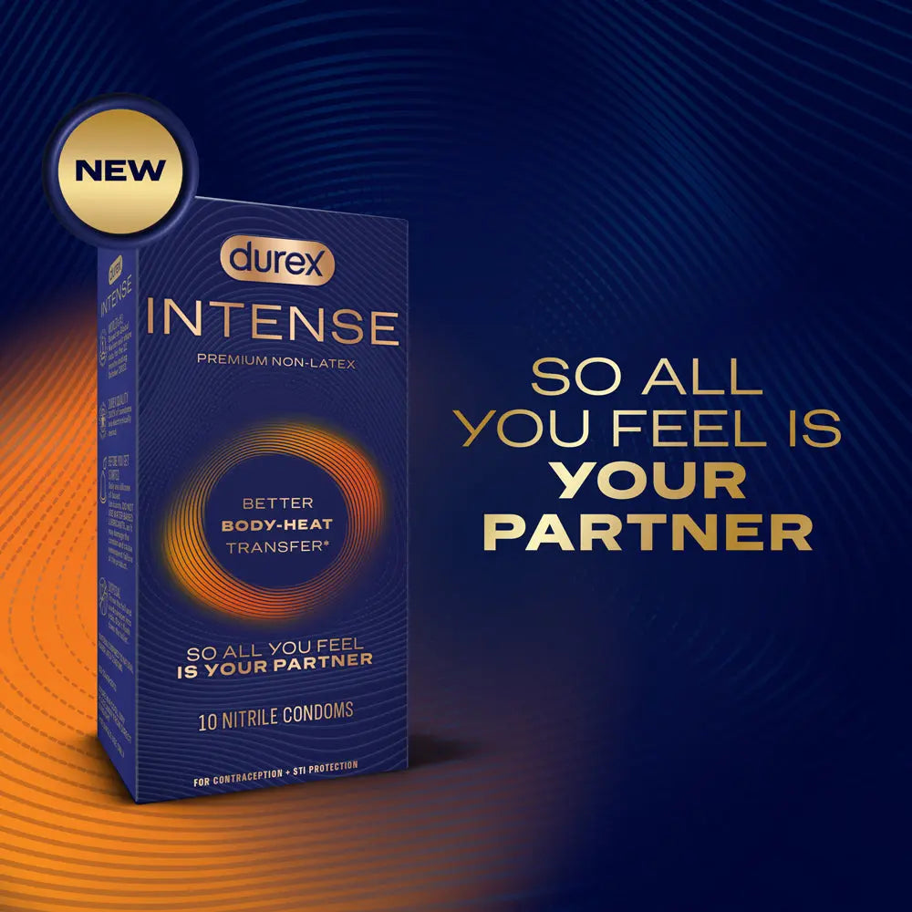 Durex Intense Nitrile Condoms 10 Pack – body-safe materials | Fu'Cha Exotics