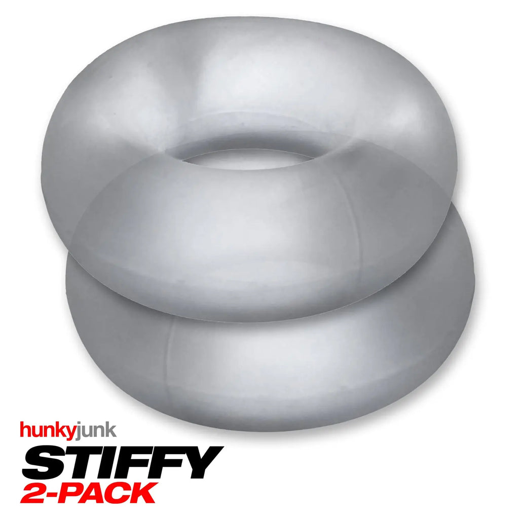 Stiffy 2-Pack Bulge-Rings - Clear Ice – body-safe materials | Fu'Cha Exotics