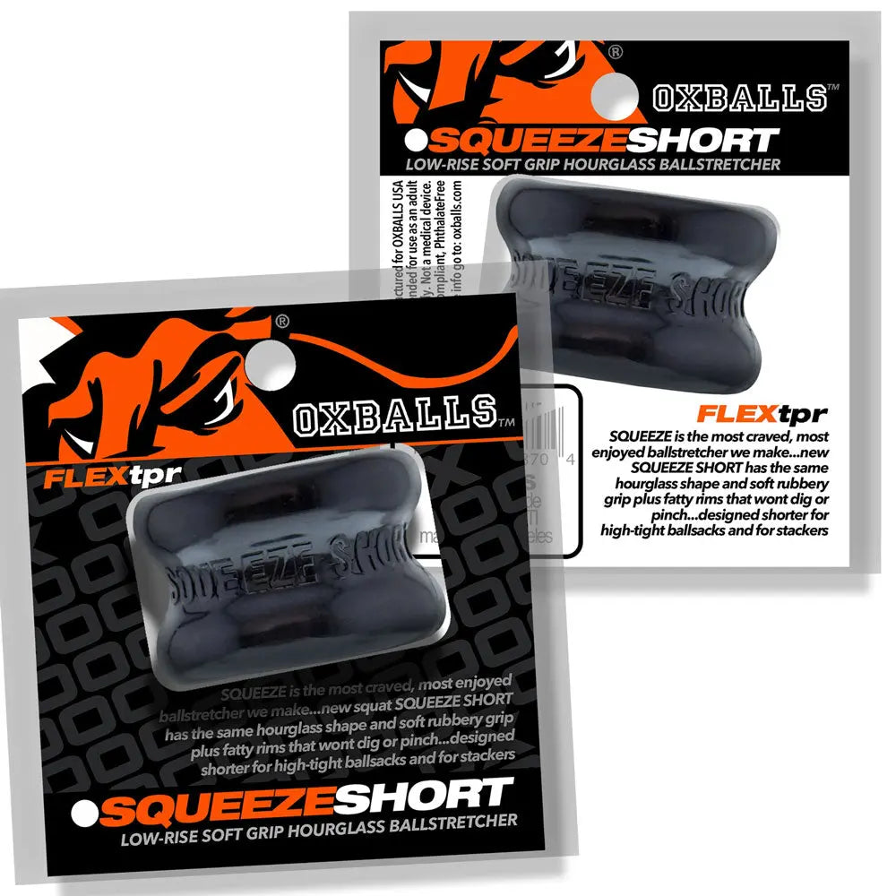 Squeeze Short Ballstretcher - Black – body-safe materials | Fu'Cha Exotics
