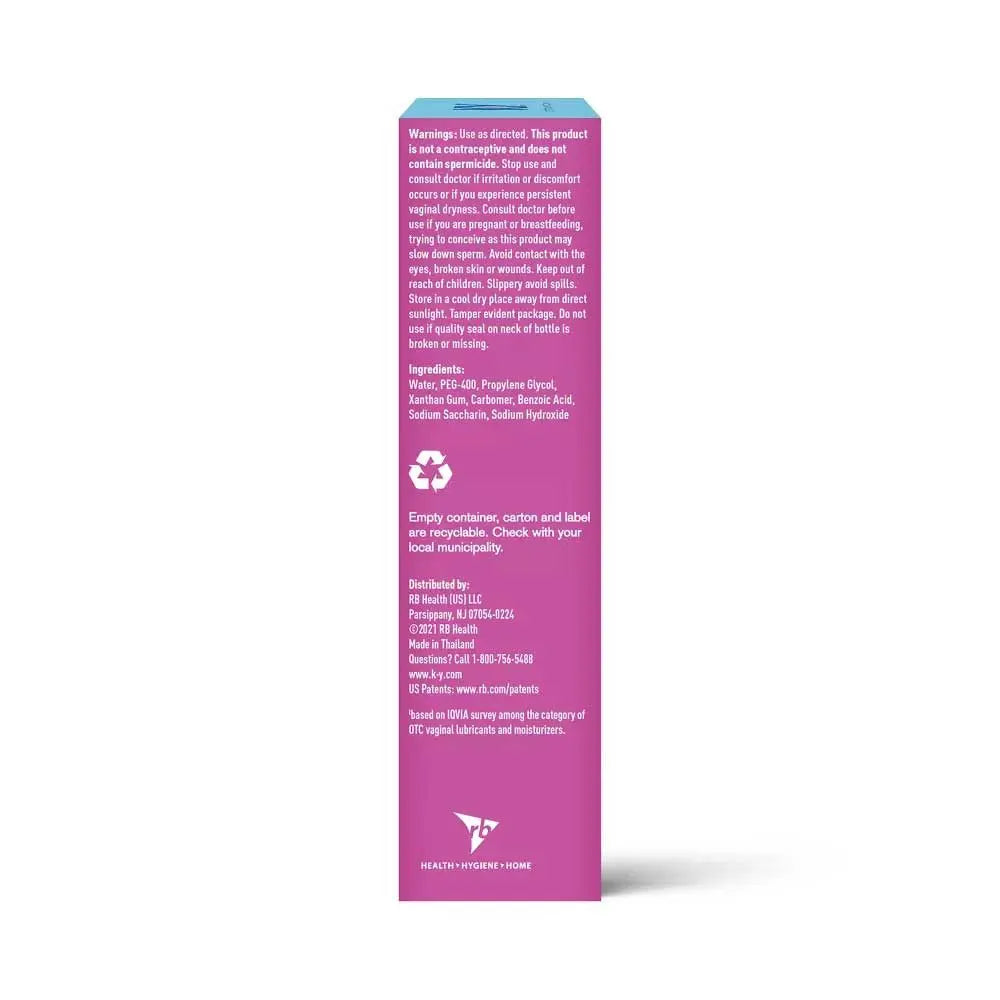 K-Y Liquid 2.5 Oz Bottle – body-safe silicone | Fu'Cha Exotics